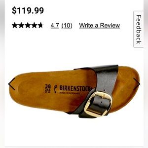 Birkenstock Madrid Big Buckle Sandal NWOB SZ 39 / 8